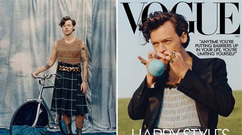 harry styles vogue gucci dress|harry styles gucci shoot.